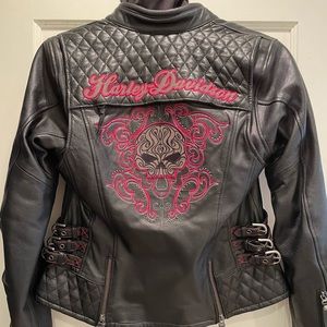 Harley Davidson Women's Skull 3-in-1 Jacket
